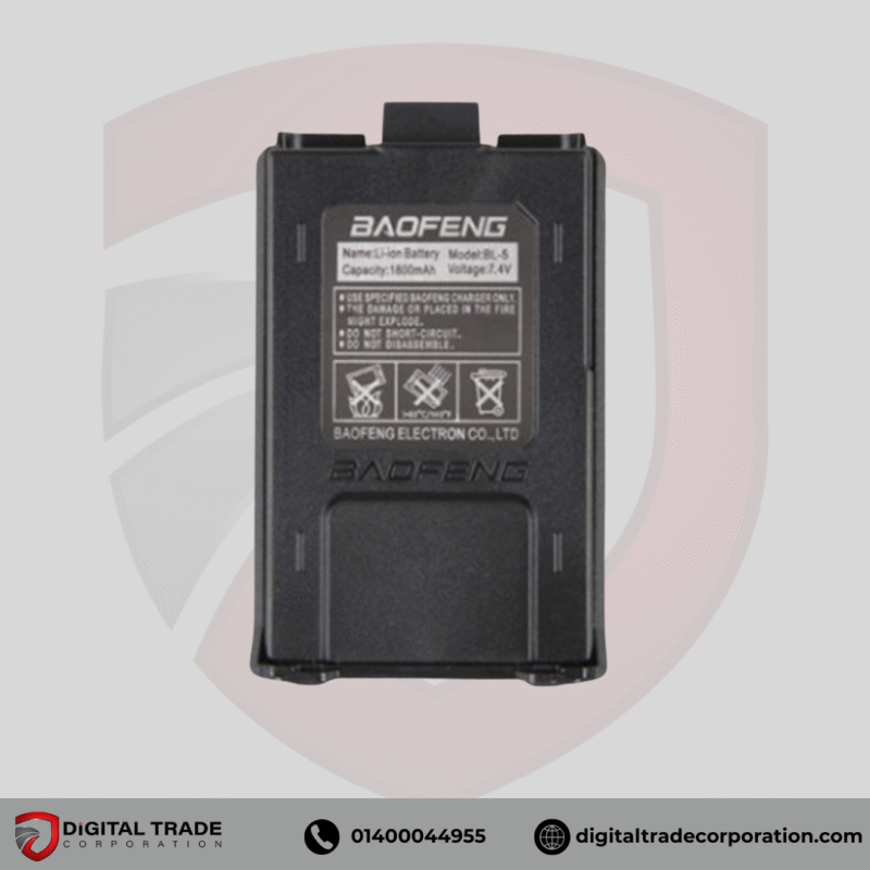 Original Baofeng UV-5R 1800mAh Li-ion Battery  Walkie Talkie Replacement