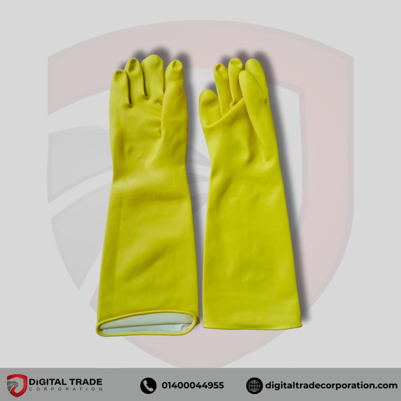 Leefist HandCare 18 Inch Rubber Gloves | Heavy Duty & Chemical Resistant - Image 2