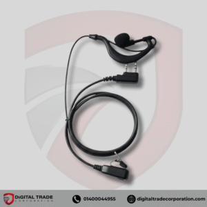 Professional Covert Earpiece with Mic - 2 Pin Two-Way Radio Headset