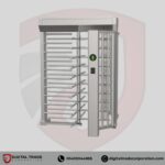 304 Stainless Steel Full-Height Turnstile Gate with QR Code
