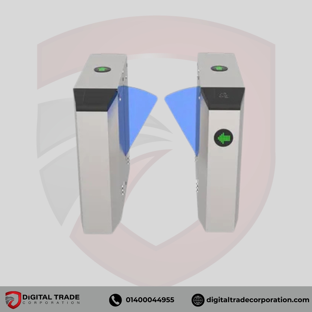 3‑Pairs Retractable Automatic Flap Barrier Gate (SUS304) 2 3‑Pairs Retractable Automatic Flap Barrier Gate (SUS304) - Image 2